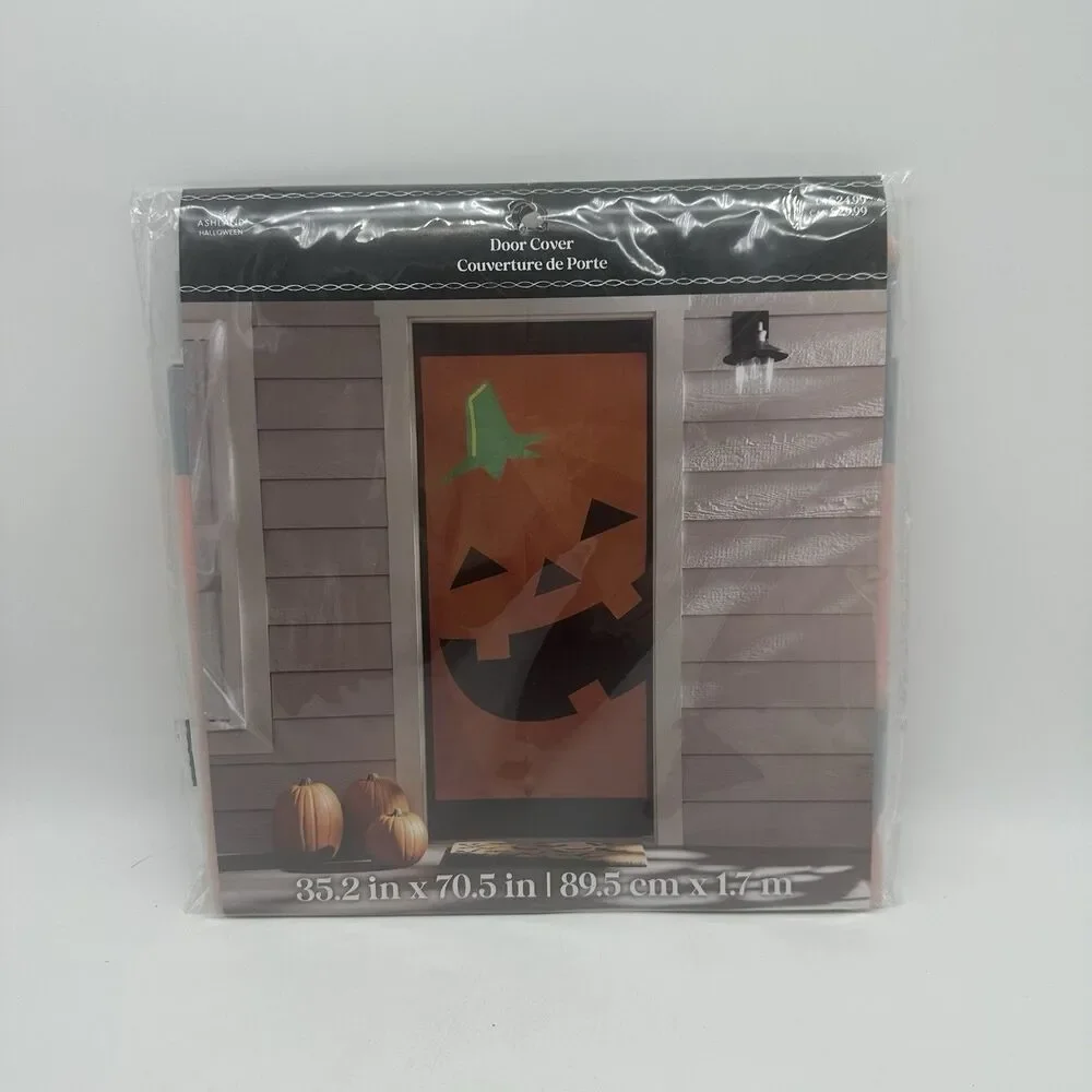 Ashland Halloween Door Cover Pumpkin 35.2